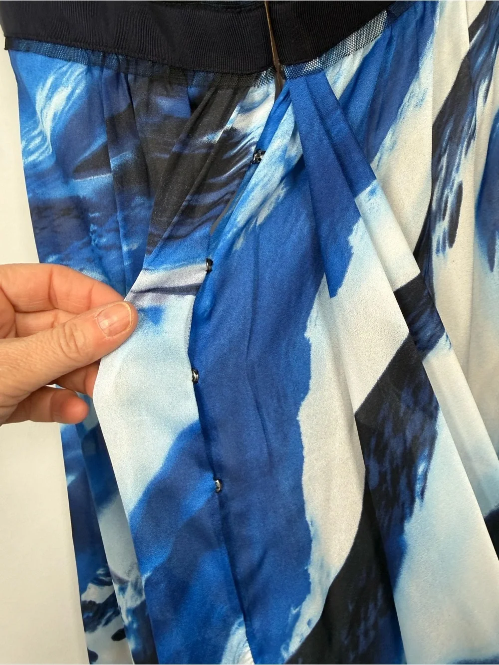 BCBGMaxAzria description sweeping